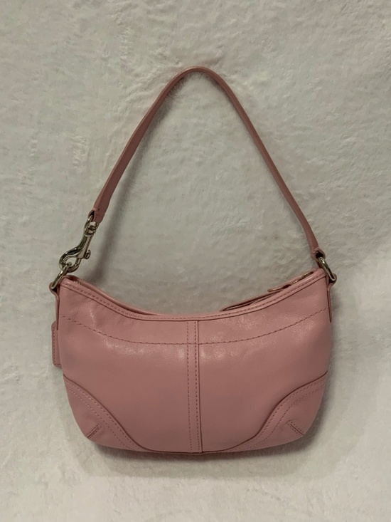 Coach Handbags - Vintage Coach Small Soho Light Pink Leather Shoulder Bag Purse Y2K, 4283